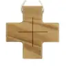 Olivewood cross for Holy communion 38 x 38 mm