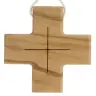 Olivewood cross for Holy communion 47 x 47 mm