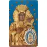 Carte-médaille-prière - Vierge de Czestochowa - Français