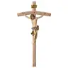 Bois Sculpté - Croix Murale - 13 cm Polychrome