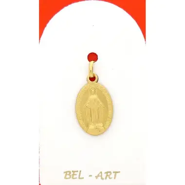 Médaille Or 9 Crts - Miraculeuse - 17 mm