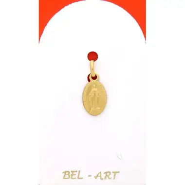 Médaille Or 9 Crts - Miraculeuse - 11 mm