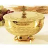 Ciboria / Patene Diam 12 Cm golden Pisces