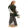 Crèche de Noël Heide Hannah : berger avec cage - H 20 cm Couleur