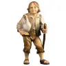 Garcon Avec Oie : crèche de Noël en bois Ulrich 15 cm
