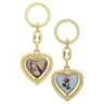 Porte-Clefs Tournant - Ste Rita / Rose