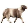 Schaap Gevlekt/Lopend : houtsnijwerk kerstgroep Komet 12 cm