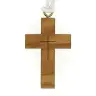 Croix d'aube en bois d'olivier - 30 x 20 mm