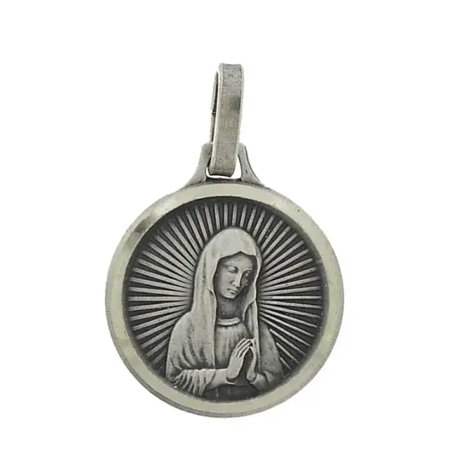 Médaille 12 mm Vierge Bx - Métal Agté
