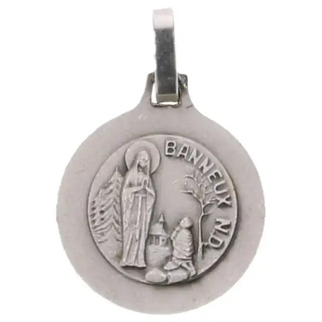 Medaille Scapulier - 14 mm - Metaal Verzilverd
