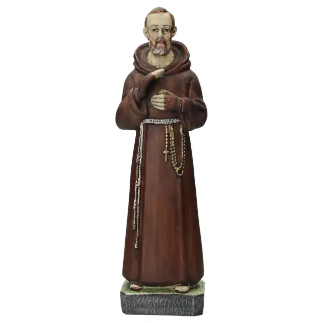 St Padre Pio 30 Cm style French stone