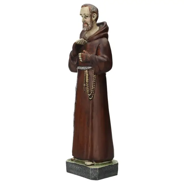 St Padre Pio 30 Cm style French stone