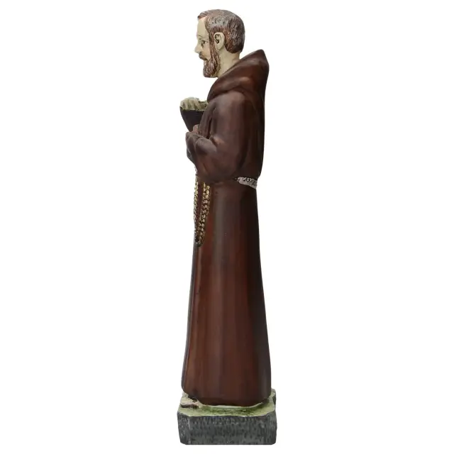 St Padre Pio 30 Cm style French stone