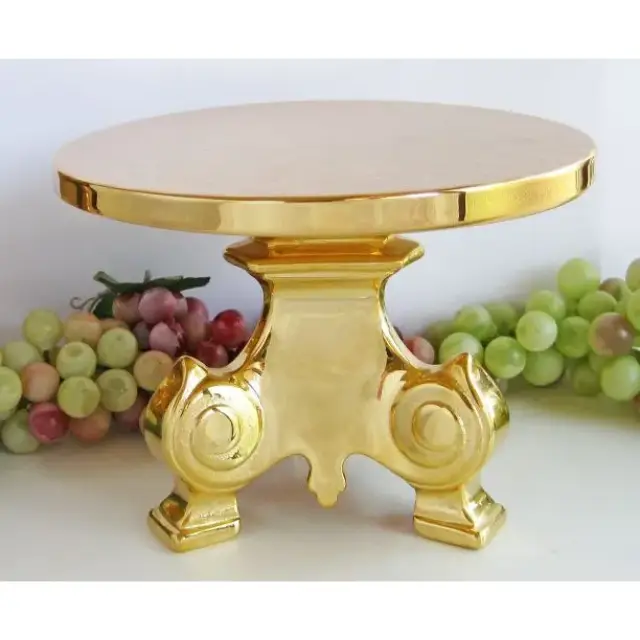 Sokkel Metaal Diam D. 20 Cm H 14 Cm