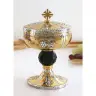 Ciboire H 22 cm diam Ouv. 12 Cm two tone