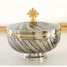Ciboire H 13 cm diam Ouv. 16 Cm Silver