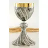 Calyx H 20 cm diam Ouv. 10 Cm Silver