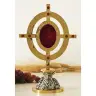 Reliquaire H 25 cm diam Int 7.5x5.5 Cm