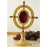 Reliquaire H 25 cm diam Int 7.5x5.5 Cm