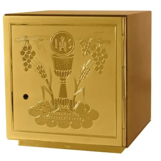 Tabernacle 25x25 Cm P 22 Cm Revetement Bois