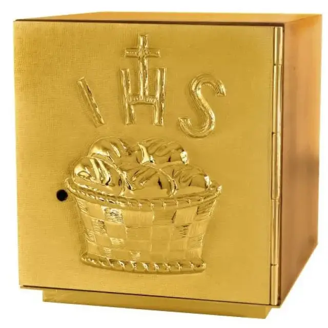 Tabernacle 25x25 Cm P 22 Cm Revetement Bois
