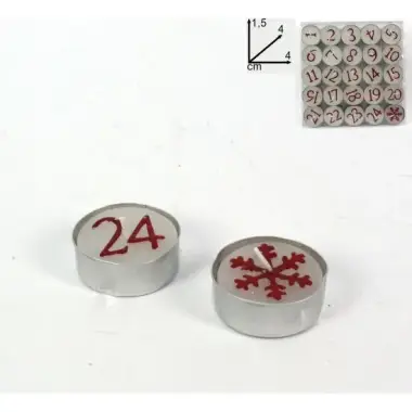 Theelichtjes 25 / Doos Advent