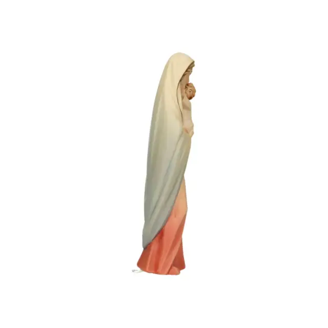 Houtsnijwerk Maria Met Kind 20 Cm Gekleurd