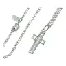 Ketting 50 Cm + Hanger Kruis Kristal