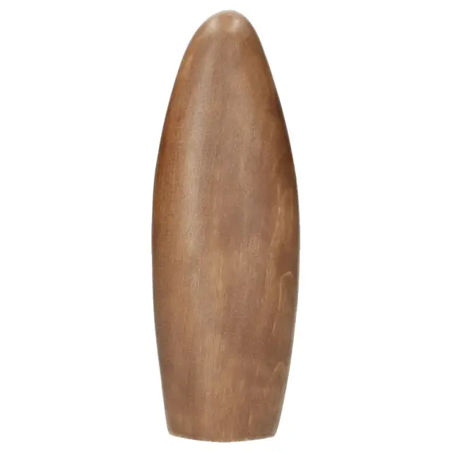 Statue Vierge Marie avec enfant moderne en bois - 18 cm - 2 tons bois