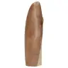 Statue Vierge Marie avec enfant moderne en bois - 18 cm - 2 tons bois