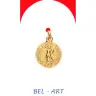 Medaille Goud 9K - H Michael - 16 mm