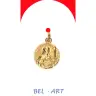 Médaille Or 9 Crts - Ste Rita - 16 mm