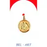 Medaille Goud 9K - H Antonius - 16 mm