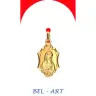 Medaille Goud 9K - Banneux - 21 X 13 mm