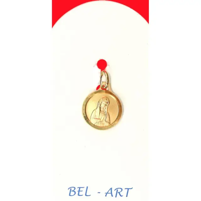 Medaille Goud 9K - Banneux - 12 mm