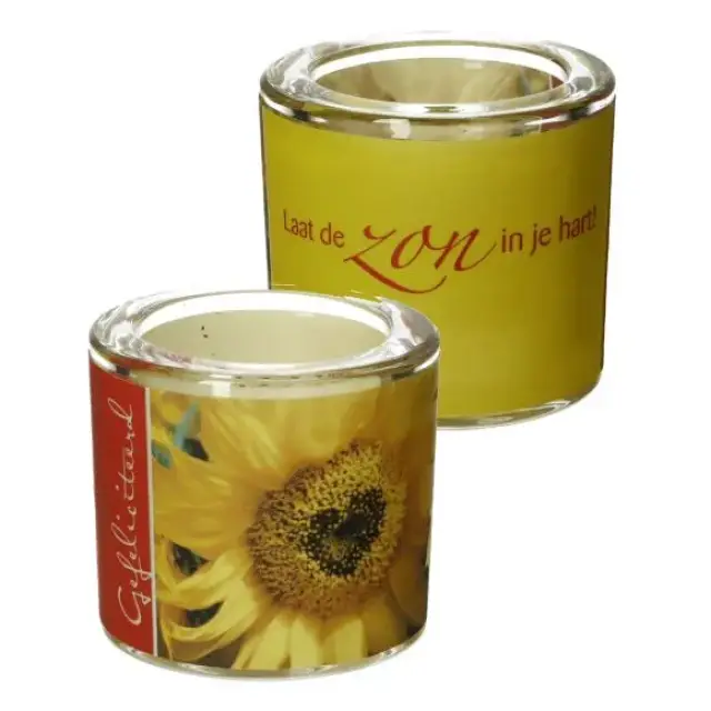 Glass warmers 6 X 6.5 Gefeliciteerd