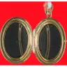 Medaille - Fotohouder Goud 8 Krt 23 X 20 Mm