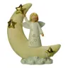 Angel On Moon 12 Cm