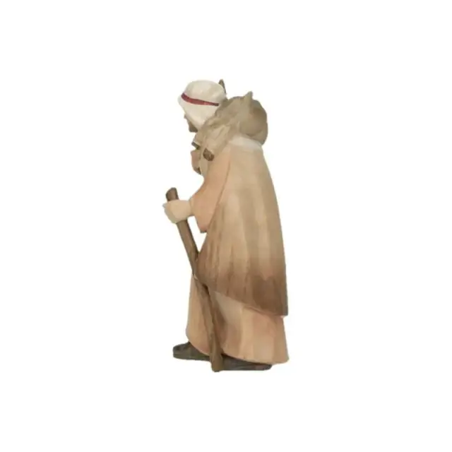 Shepherd: wood carving nativity scene Pema 12 cm