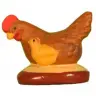 Santon Gateau 7 Cm Pool Brune Chick