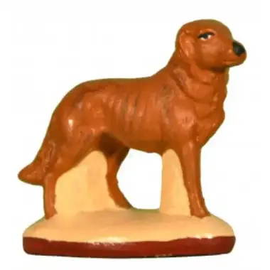 Santon Gateau 7 Cm Bruine Hond