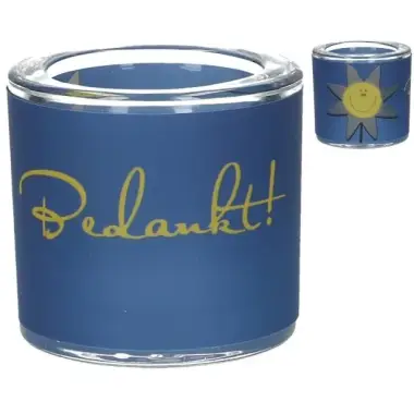 Glass warmers 6 X 6.5 Bedankt