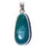 Gezondheidssteen Hanger 25 X 15 Mm Heliotrope