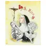 Case Metal Plates St Rita Prayer en Pink