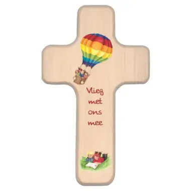 wall cross 11 X 18 Cm Vlieg Mee Met Ons