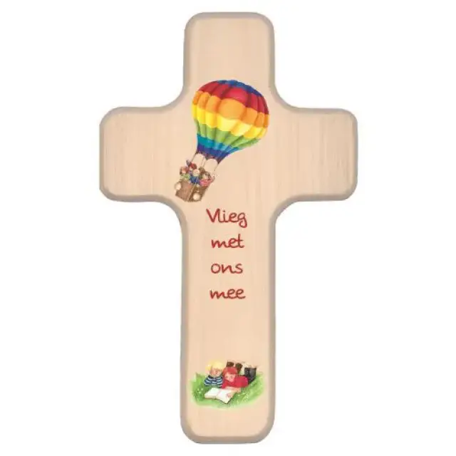wall cross 11 X 18 Cm Vlieg Mee Met Ons