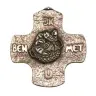 Croix Murale Bronze 10 Cm Ik Ben Met U