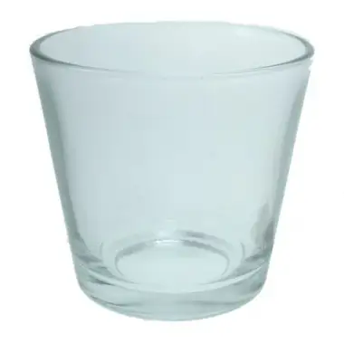 Kaarsenhouder Glas - Konisch - H 7 Cm - Diam 7 Cm