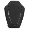 Collier-Chapelet Swarovsky Noir