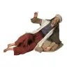 Crèche de Noël Heide Hannah : berger couché - H 20 Cm Couleur
